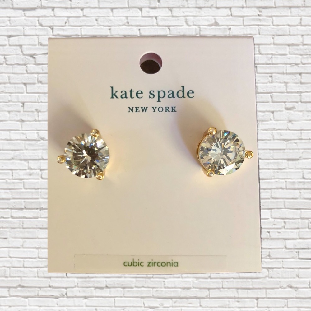 KATE SPADE • Rise & Shine Cubic Zirconia Earrings - Picture 1 of 3